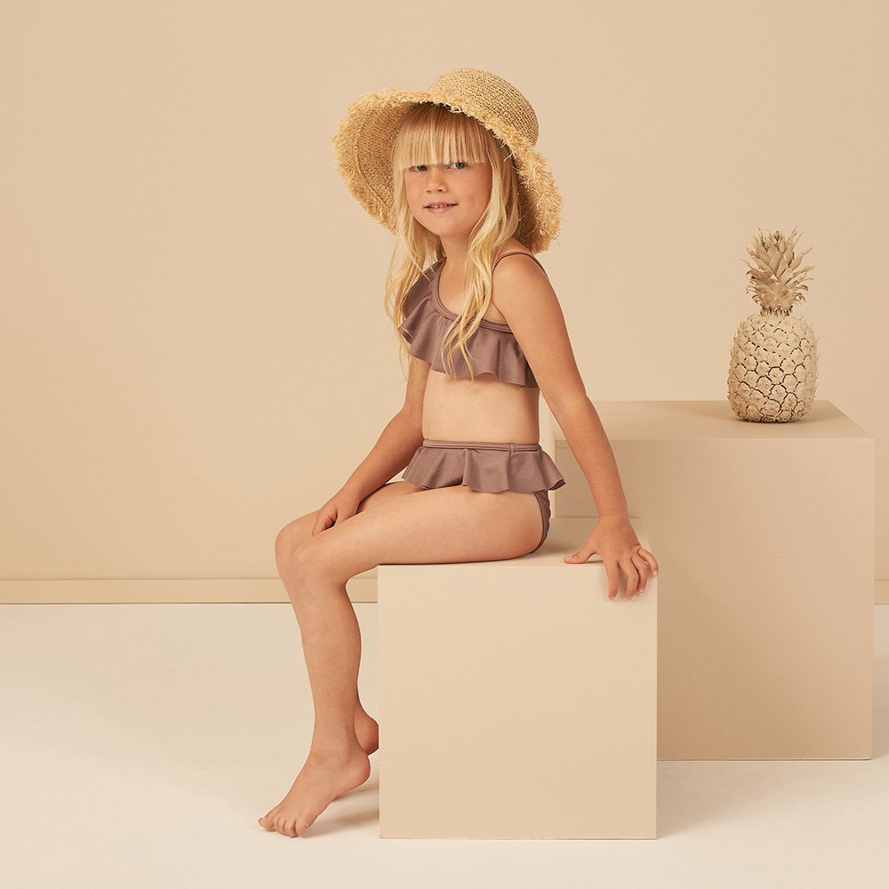  Rylee + Cru SKIRTED BIKINI || MULBERRY SHIMMER ライリーアンドクルー ビキニ（マルベリーシマー）