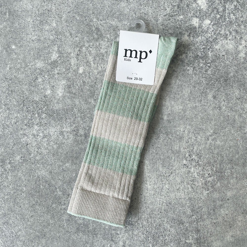  mp Denmark Middle Socks Pastel Green エムピー デンマーク ミドルソックス（パステルグリーン）