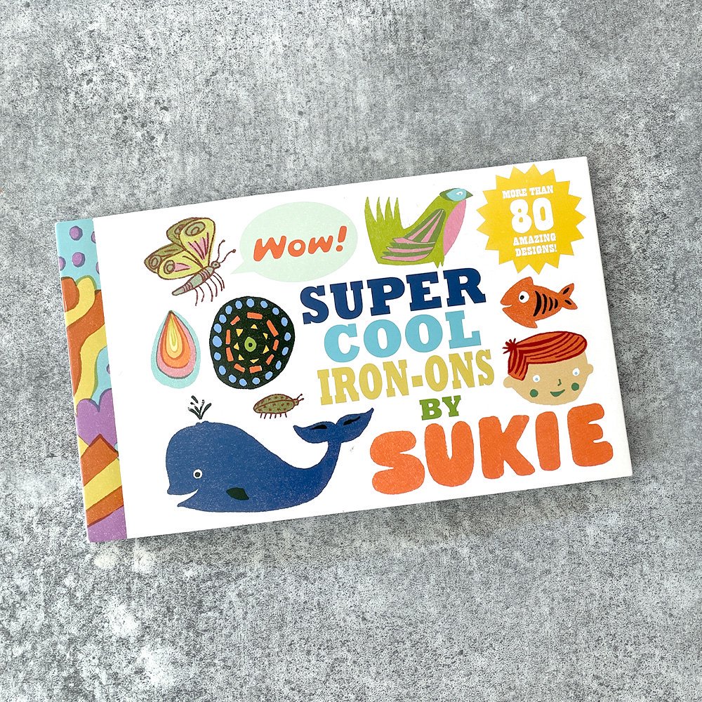 CHRONICLE BOOKS SUPER COOL IRON-ONS BY SUKIE　スーキー アイロンプリント